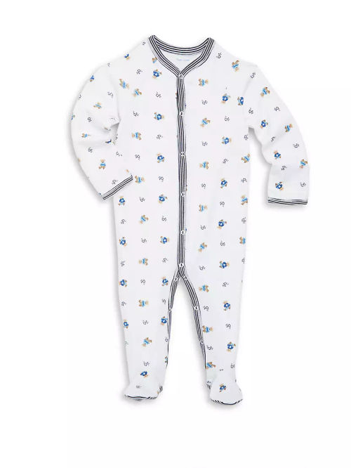 Baby Boy's Bear Print Cotton...