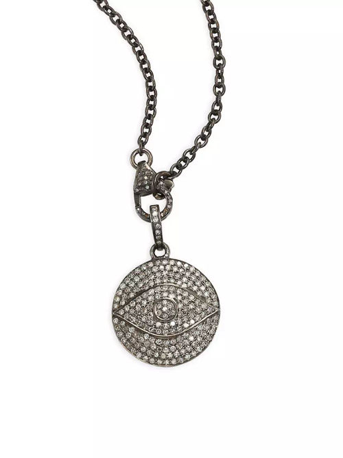 Diamond Evil Eye Pendant...