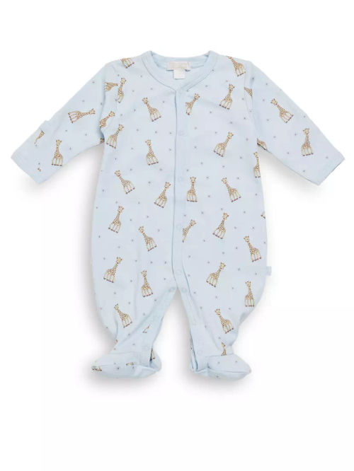 Baby Boy's Giraffe Print Pima...