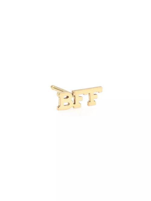 14K Yellow Gold BFF Single...