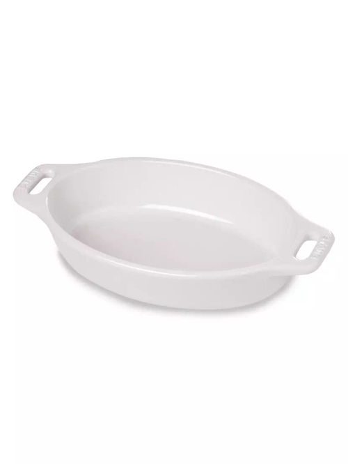 11" Oval Stoneware Baking Dish