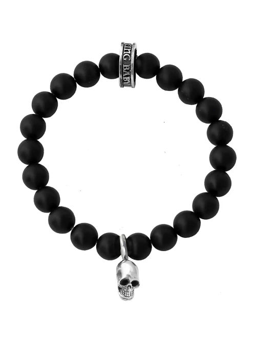 Onyx Sterling Silver Skull...