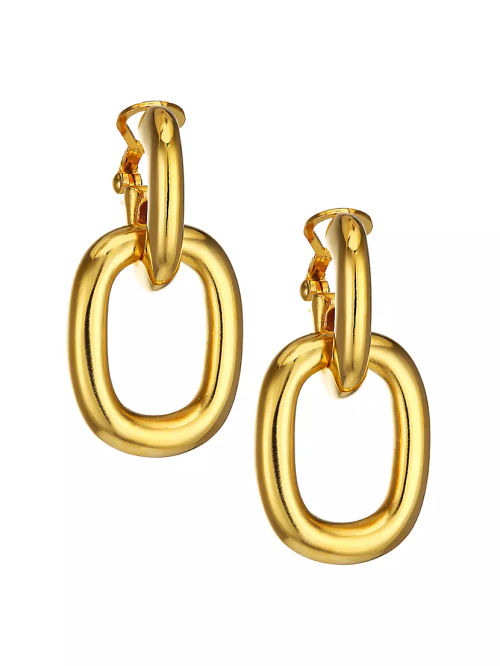 Polished Doorknocker Earrings