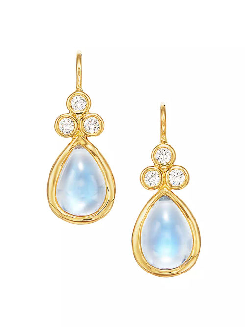 Royal Blue Moonstone, Diamond...