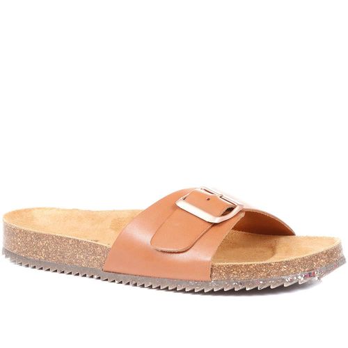 Tandi Leather Mule Sandals -...