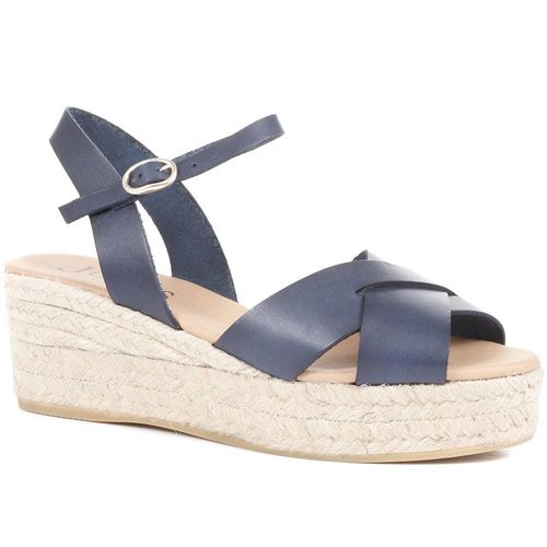 Alaina Leather Espadrille...