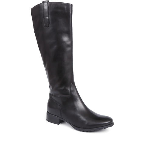 Cinzia Leather Riding Boots -...