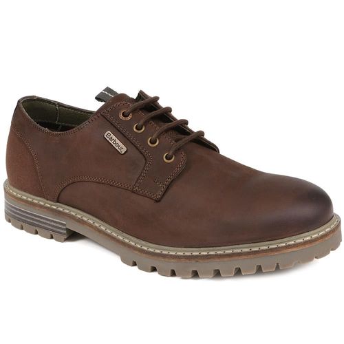 Sandstone Leather Lace-Up...