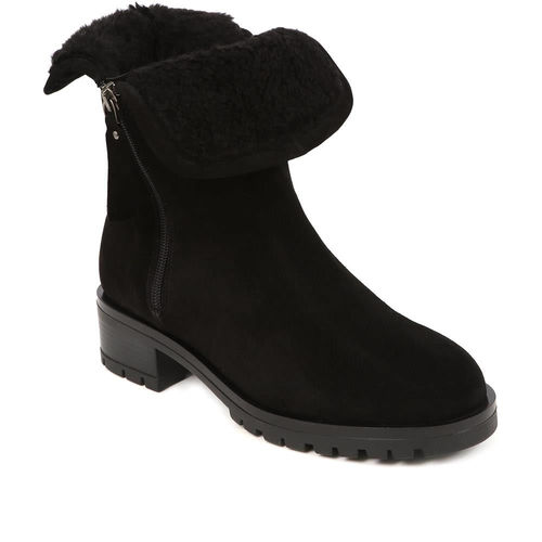 Casual Leather Boots - LORA /...