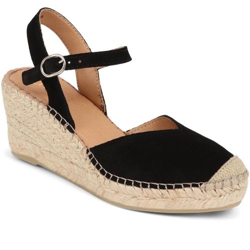 Ria Leather Espadrilles  -...