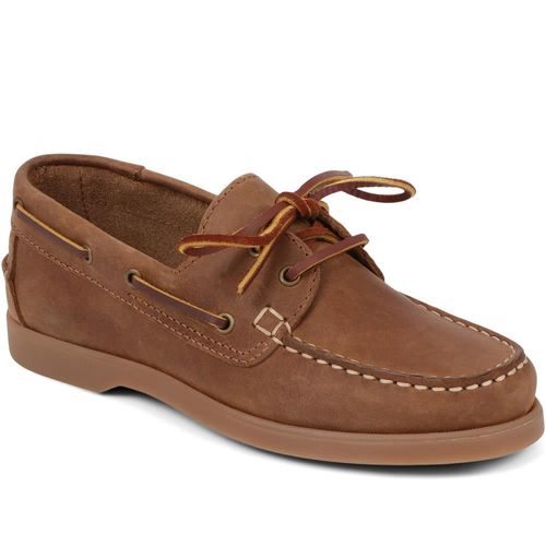 Patrizia Leather Boat Shoes -...