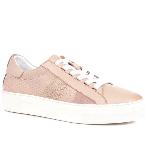 Aliyah Leather Trainers -...