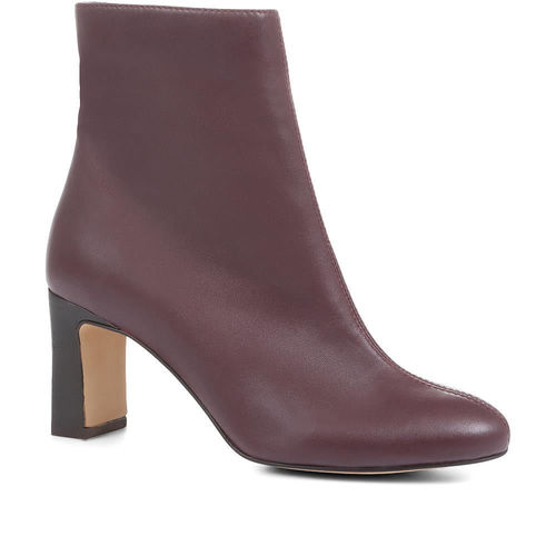 Letty Heeled Ankle Boots -...