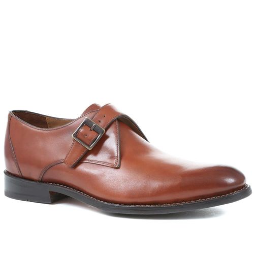 Knoxx Leather Monk Shoes -...