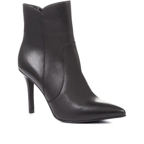 Cadence Heeled Leather Ankle...