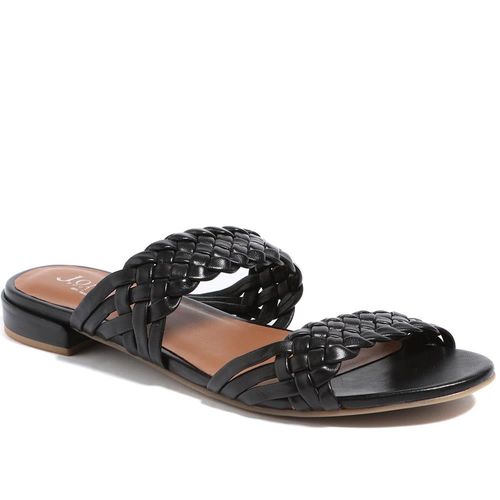 Madena Leather Mule Sandals -...