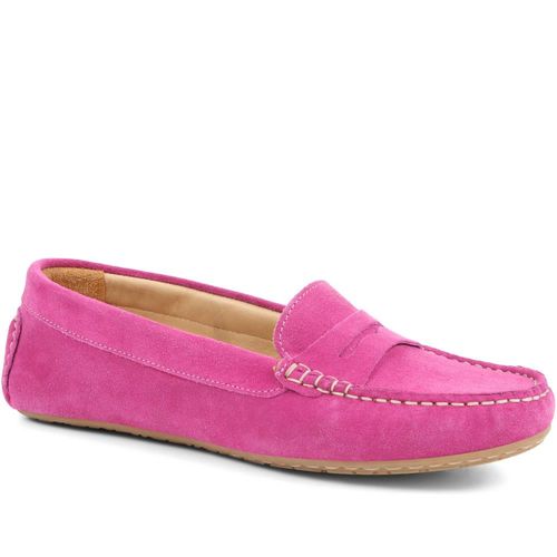 Penelopie Leather Moccasins -...