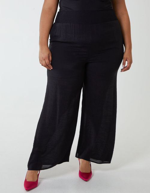 Curve Wide Leg Trousers -...