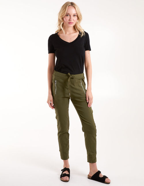 Zip Drawstring Trouser - XL /...