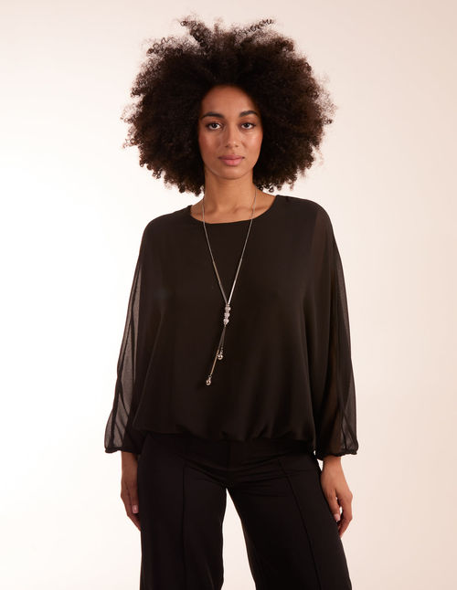 Batwing Necklace Top - ONE /...