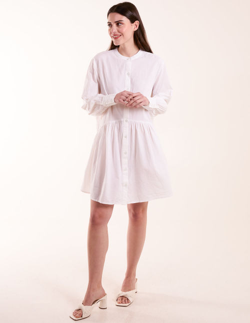 Tiered Shirt Mini Dress - L /...