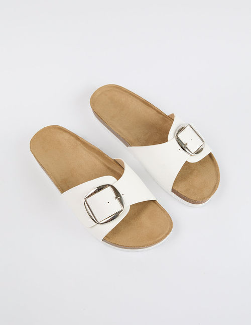 One Buckle Detail Sandal - UK...