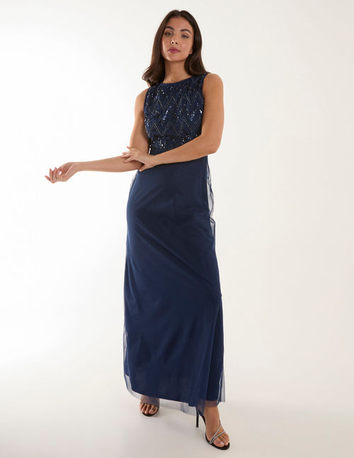 Embellished Maxi Dress - 18 /...