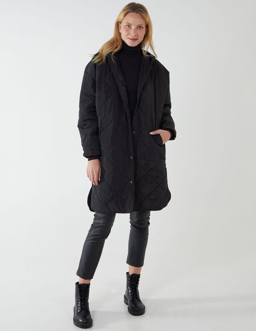 Diamond Quilted Coat - S /...