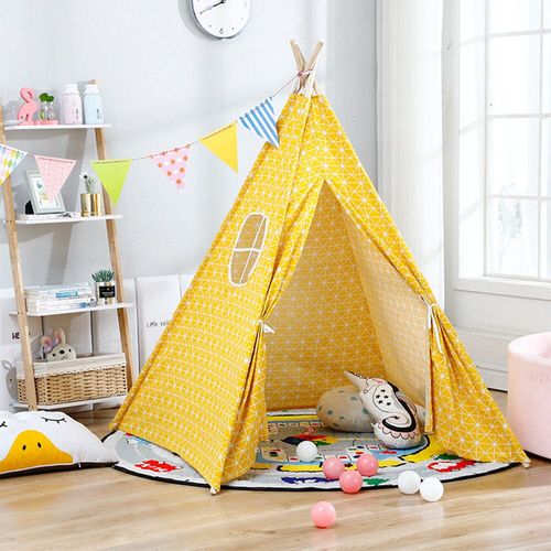 Indoor Kids Play Tent Yellow...