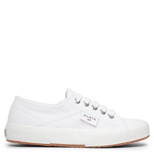 Superga white canvas sneakers