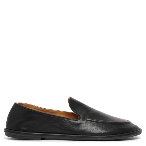 Canal black leather loafers