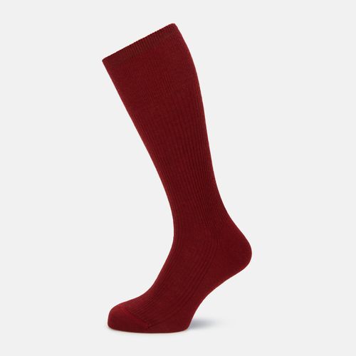 Burgundy Mid-Length Merino...