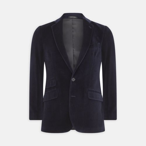 Navy Velvet Jacket