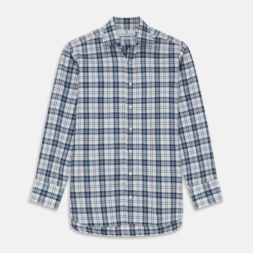 Blue Check Shirt with T & A...