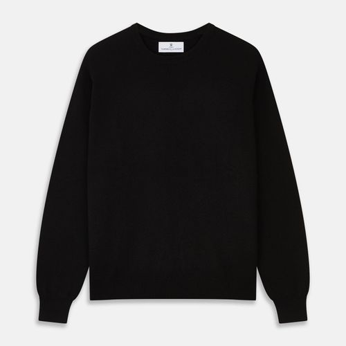 Black Crew Neck Cashmere...