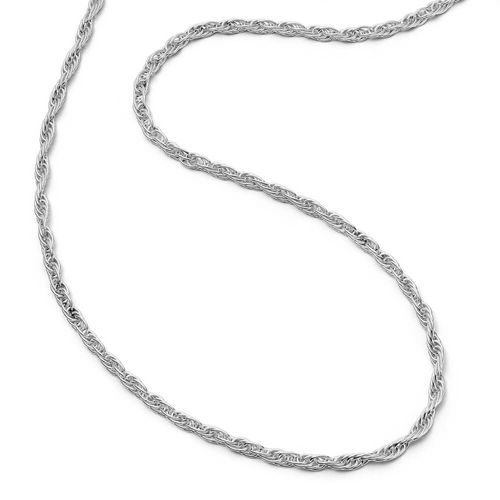 Rope Chain Necklace Sterling...