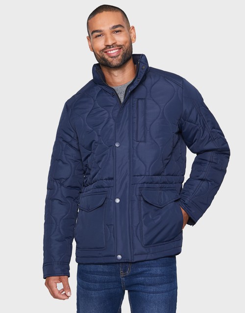 Men's Navy Onion Quilted...