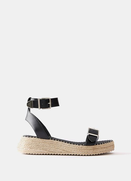 Black Espadrille Sandals