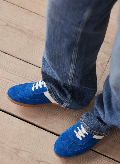 Blue Suede Trainers