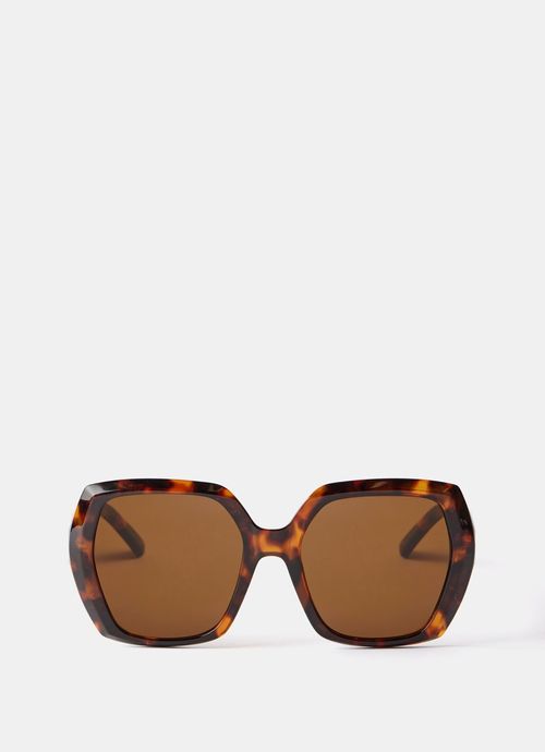 Brown Oversized Sunglasses