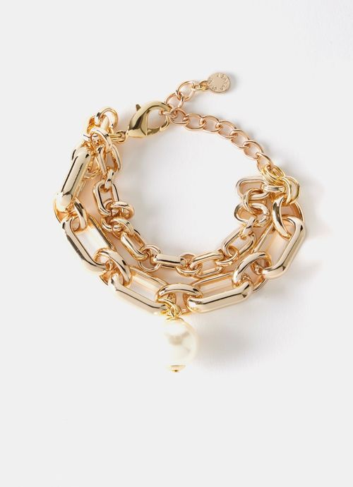 Gold Tone Layered Bracelet