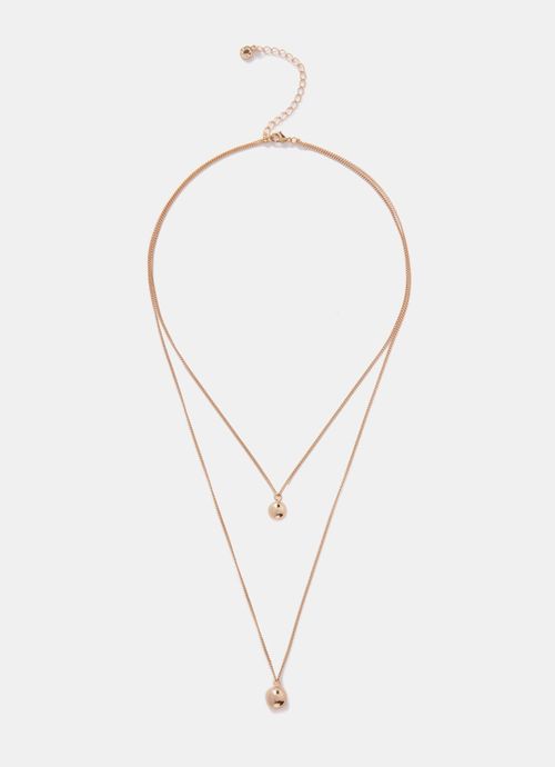 Gold-Tone Double Necklace