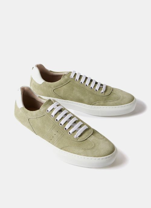 Green Suede Trainers