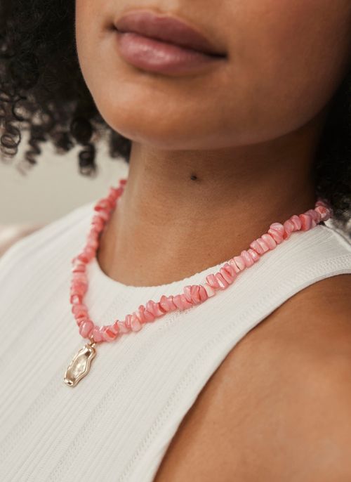 Pink Shell Necklace