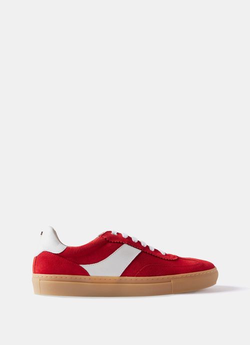 Red Suede Trainers