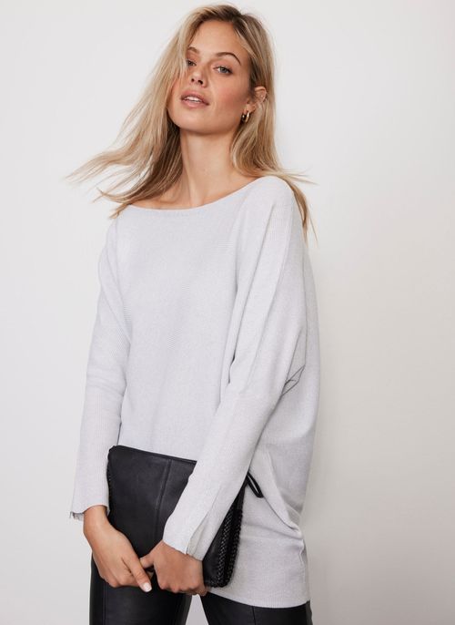 Silver Batwing Jumper