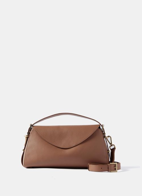 Tan Leather Shoulder Bag