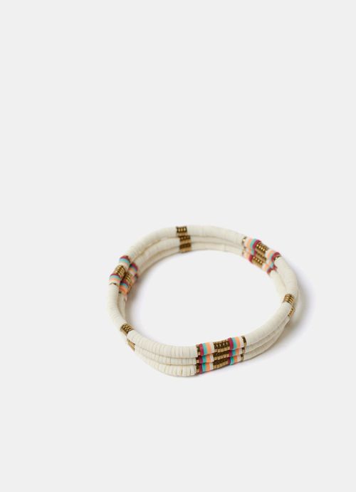 White Friendship Bracelet Set