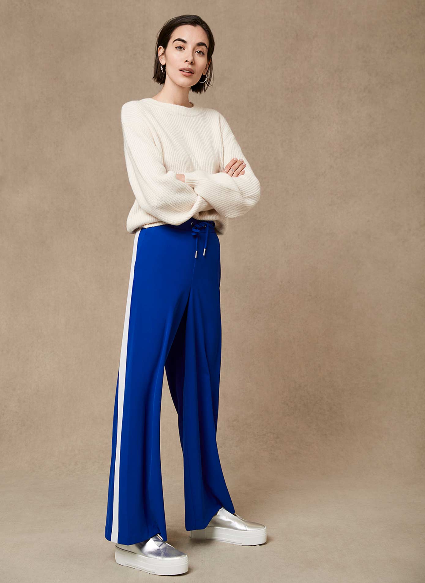 Mint velvet shop stripe trousers