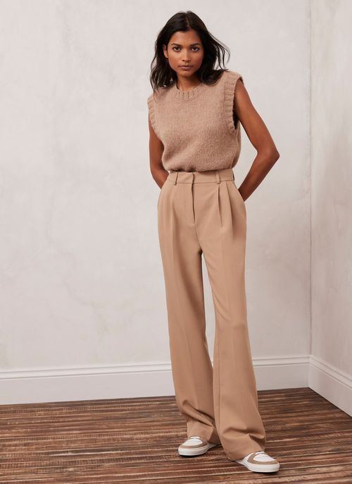 Camel Wide Trousers